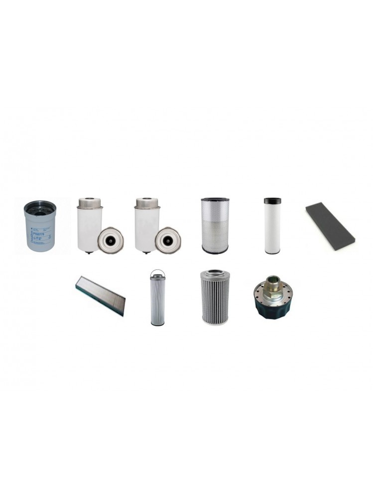 TIMBERJACK 1110 D Filter Service Kit w/JOHN DEERE 6068HTJ Eng. SN  2301- YR  2007-  TIER III