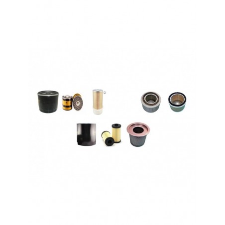 TURBOSOL TM 2754 DCB/T Filter Service Kit w/Perkins 404D-22 Eng.   YR  2008-