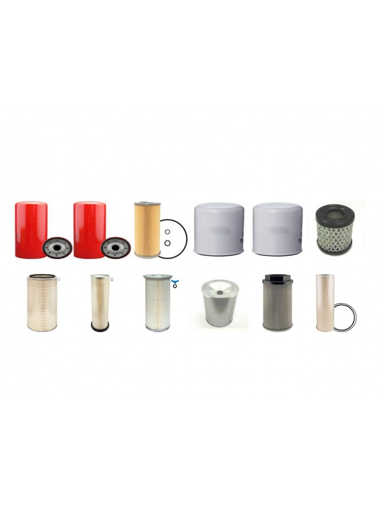 VANDEL 450 E Filter Service Kit w/VOLVO  Eng. SN  141934-