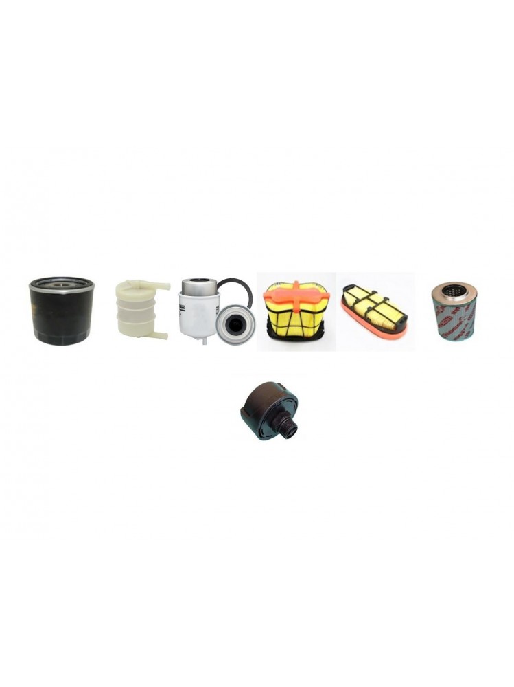 WACKER NEUSON EW 65 Filter Service Kit w/Perkins 404F2-22T Eng.   YR  2016 45.5KW TIER 4I