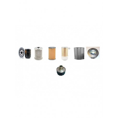 YANMAR VIO40 Filter Service Kit w/Yanmar 3TNE88 Eng.