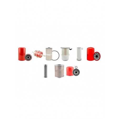 ZETOR 8541 PROXIMA PLUS Filter Service Kit w/ZETOR  Eng.