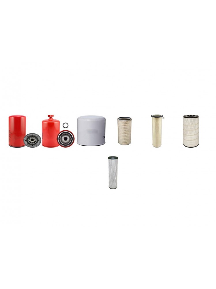CASE 1688 Filter Service Kit w/Cummins 6T830 Eng.