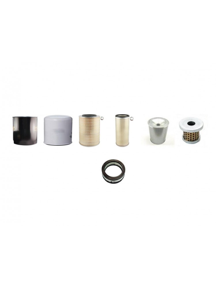 CASE 170 CB Filter Service Kit w/Deutz 6 ZYL. Eng.