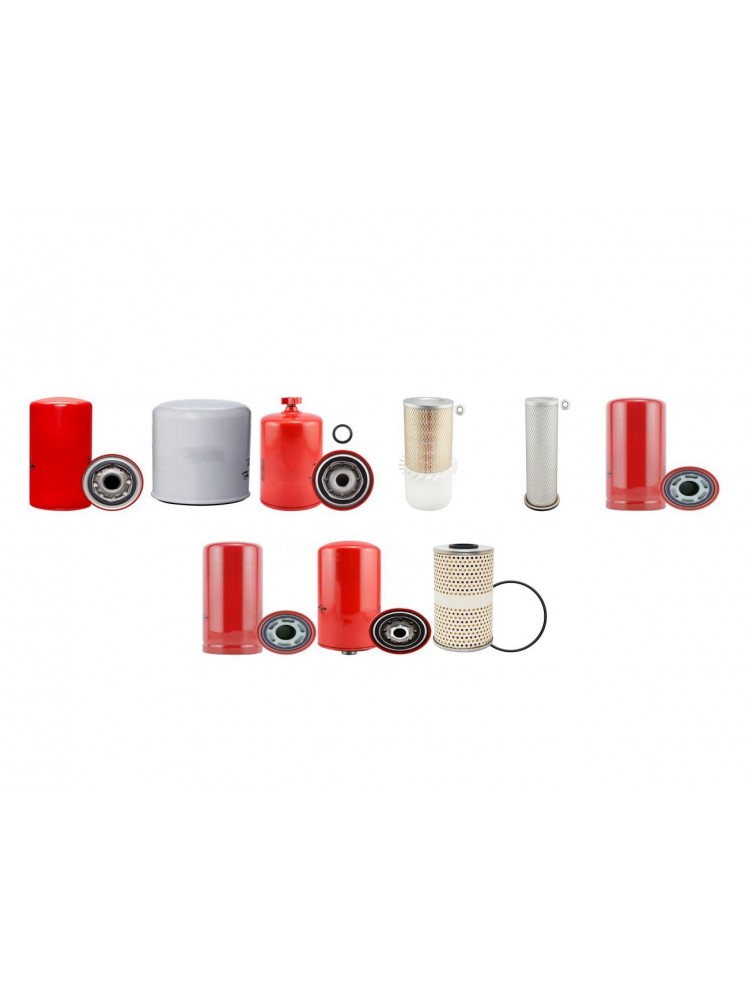 CASE 621 (B) (Loader) Filter Service Kit w/Cummins /CASE 6T-590 Eng.