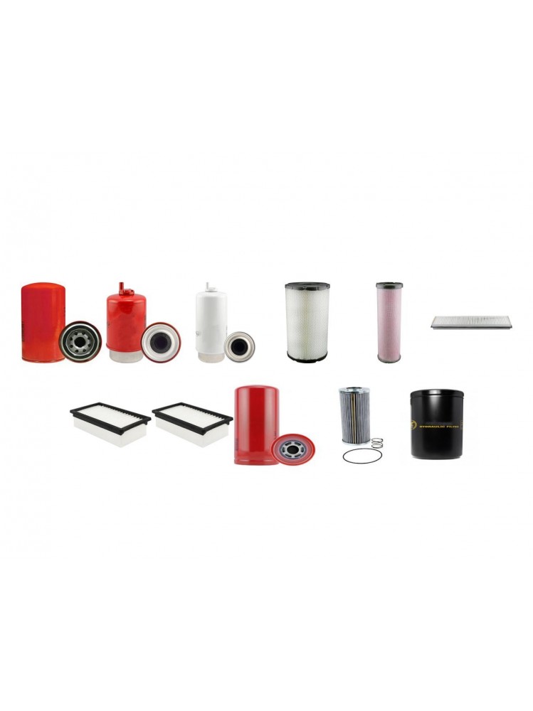 CASE MXM 190 Filter Service Kit w/CNH BASILDON 675TA/M2 Eng. SN  -MOTFA097480