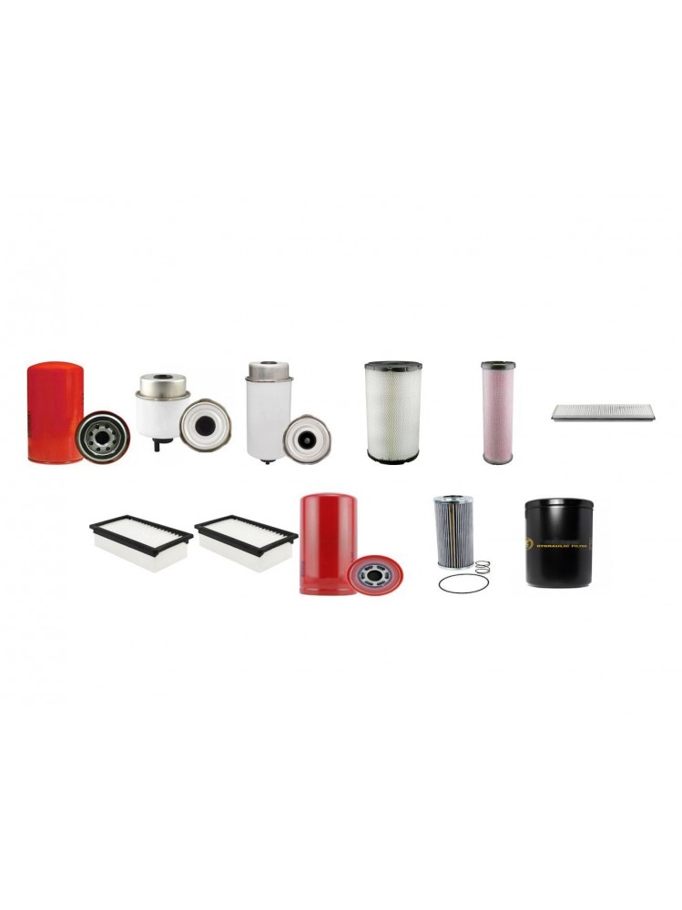 CASE MXM 190 Filter Service Kit w/CNH BASILDON 675TA/M2 Eng. SN  MOT FA097480-