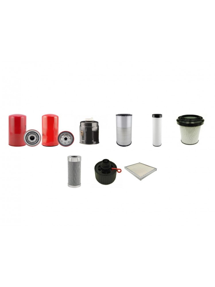 CASE WX 165 Filter Service Kit w/CNH F4BE0684D Eng.