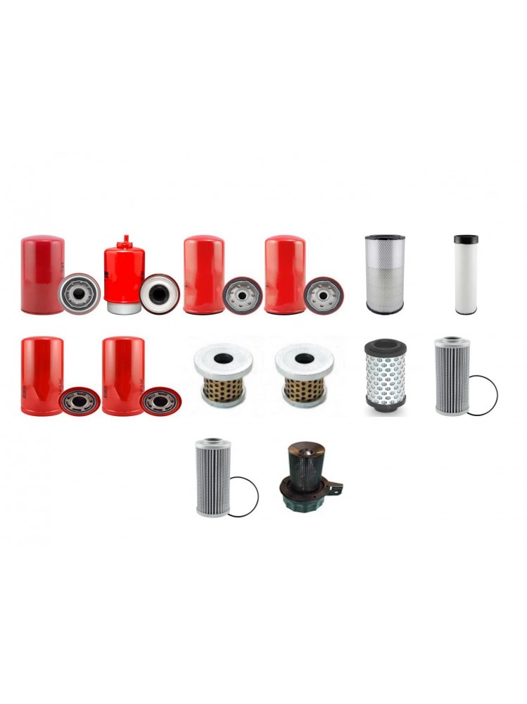 CASE WX 170  Filter Service Kit w/Cummins  Eng. SN   023601-