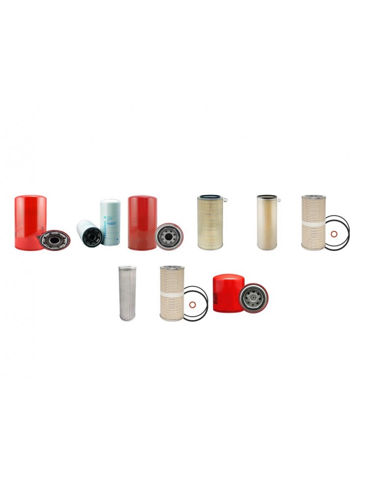 CLARK-MICHIGAN 125C Filter Service Kit w/Cummins N855C-235 Eng.