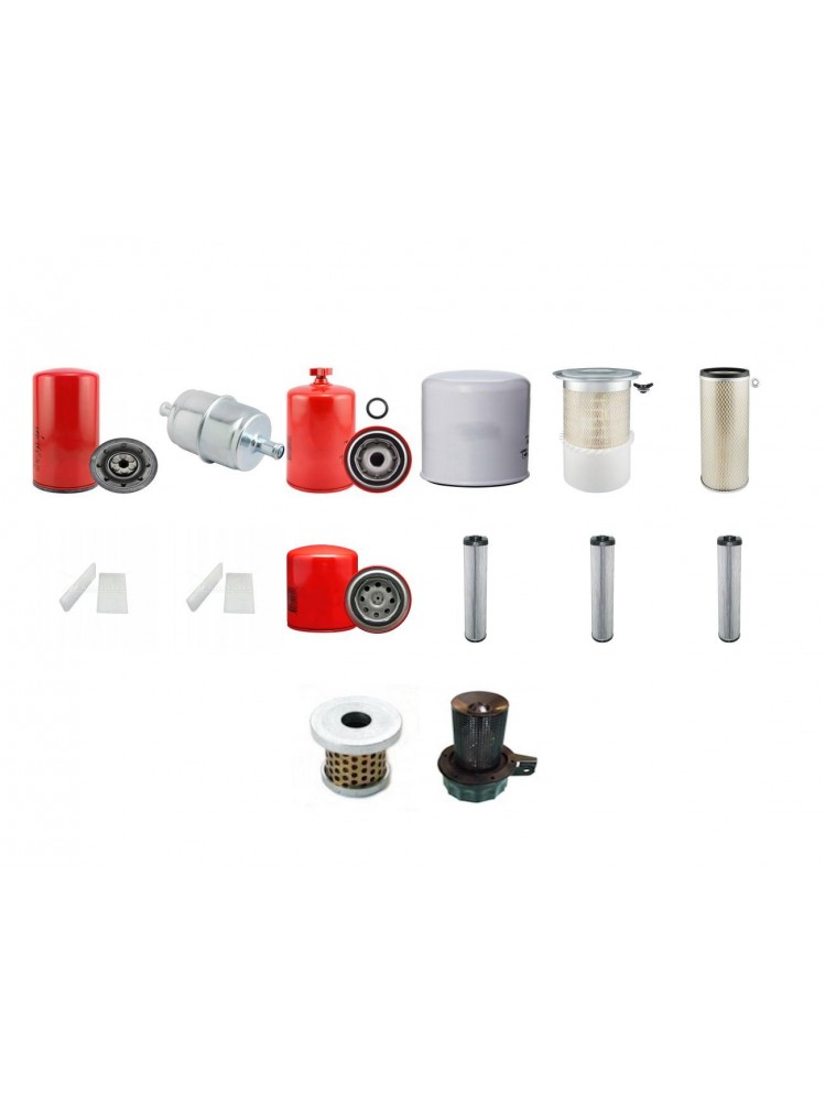 CASE 1488 Filter Service Kit w/Cummins  Eng.