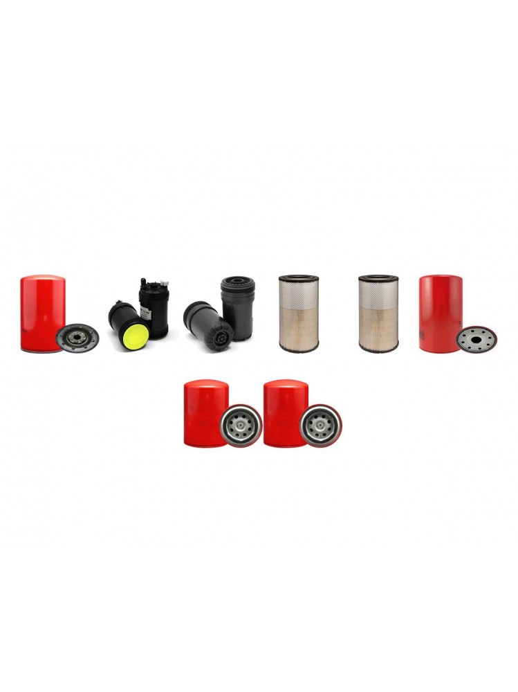 DOOSAN 12/254 POWER Filter Service Kit w/Cummins QSL 9 T4I Eng.   YR  2015