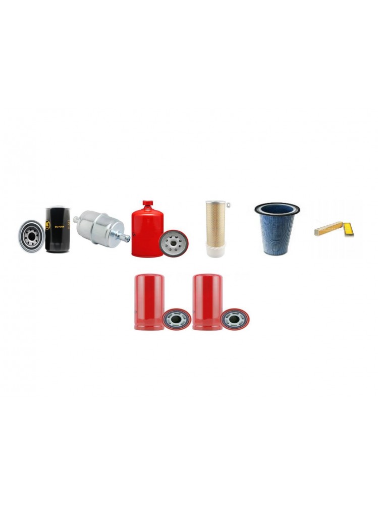 CASE 580 SK Filter Service Kit w/Cummins 4BTTURBO Eng.