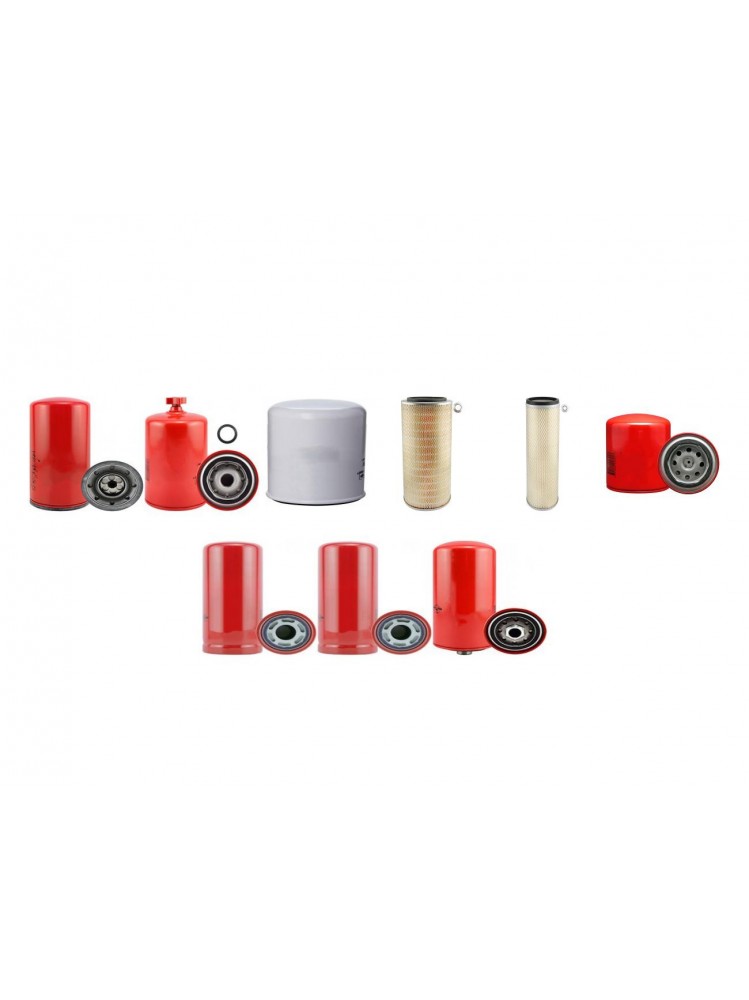 CASE 721 Filter Service Kit w/CASE 6BT830 Eng. SN  44500128-