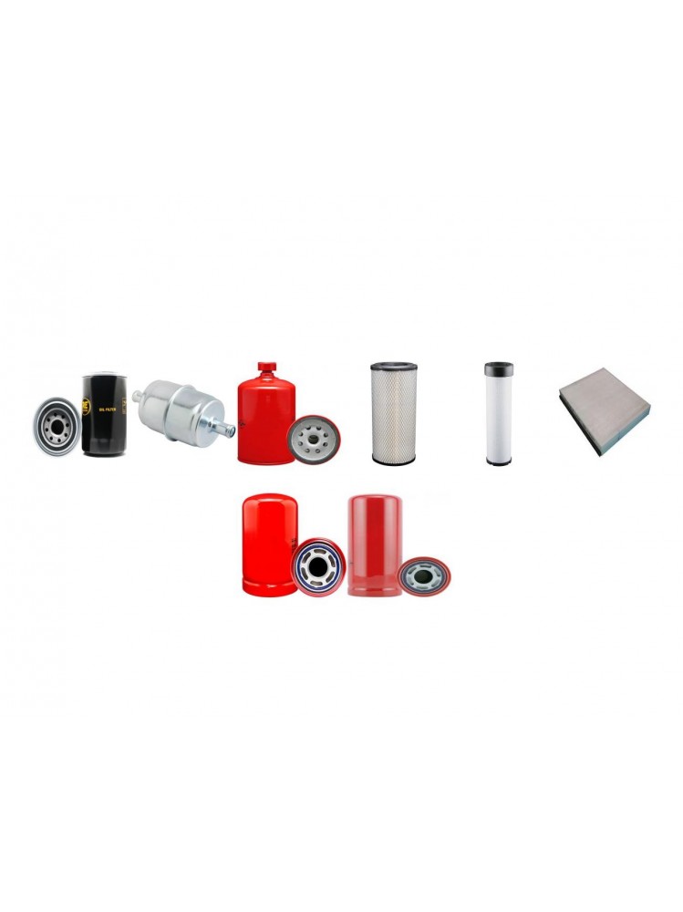 CASE 90 XT Filter Service Kit w/CASE 4T390 Eng.