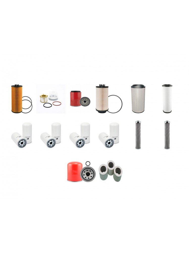 GROVE GMK 3055 Filter Service Kit w/MERCEDES OM501LA Eng. SN  3055-9001- YR  01.04-  V0-V9
