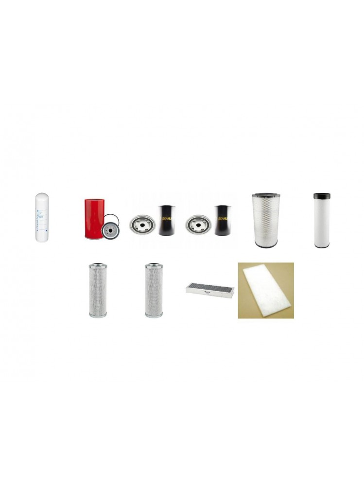 HAMM HD 120 (VV/VO) H184 Filter Service Kit w/Deutz TCD 2012 L04 2V Eng.