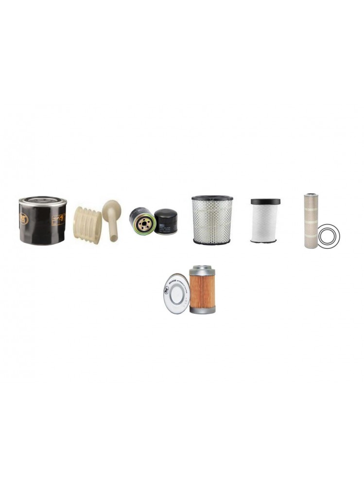 Hitachi CLPZX52U-3CLP Excavator Filter Kit