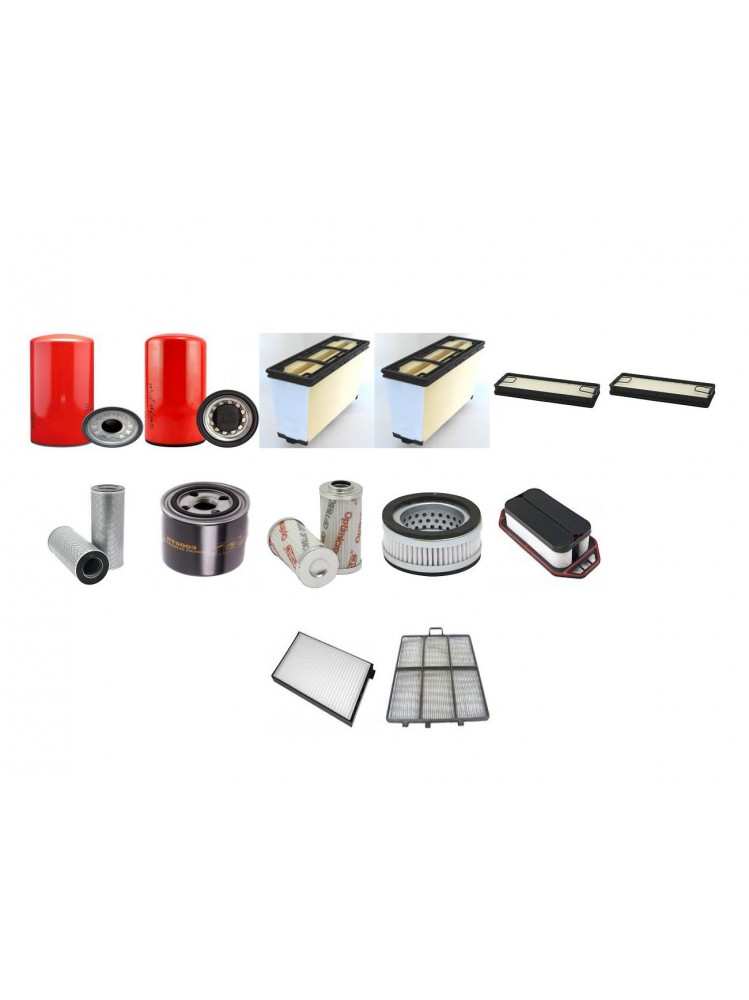 HYUNDAI R 480 LC-9A Filter Service Kit w/Cummins QSX 11.9 Eng.   YR  2013-