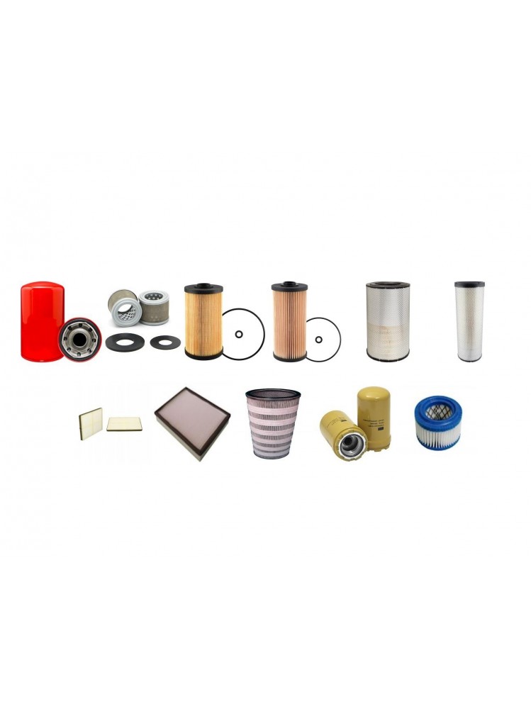 CASE CX 500 D Filter Service Kit w/ISUZU AQ-6UZ1X Eng.   YR  2015-  TIER 4I