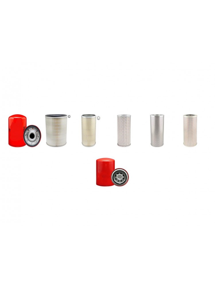 KOMATSU D 53 S-17  Filter Service Kit w/KOMATSU 4D130-1 Eng. SN   80001-