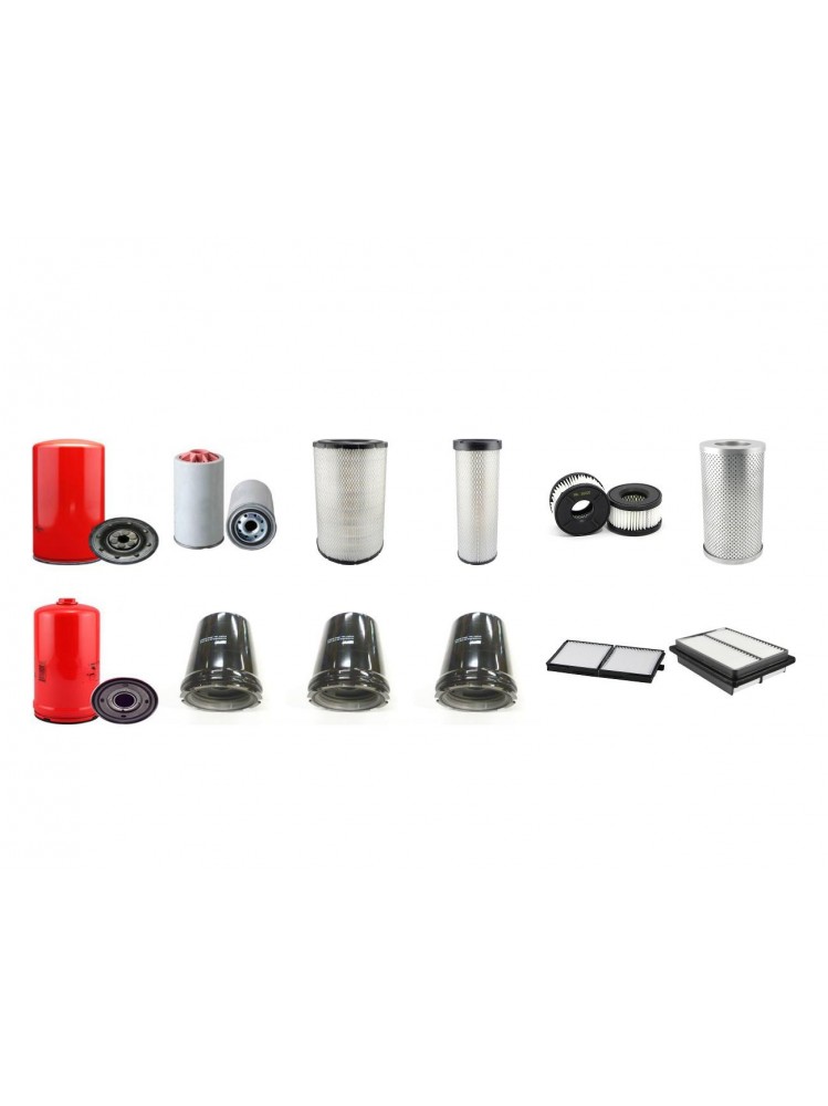 KOMATSU D 65 EX/PX-17 Filter Service Kit w/KOMATSU SAA6D114E-3 Eng.