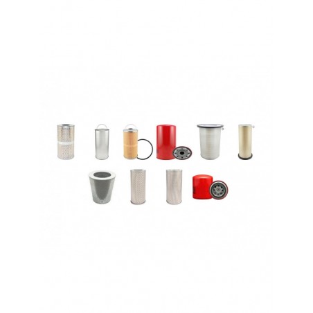 KOMATSU D455AS-1 Filter Service Kit w/Cummins VTA 1710 Eng.