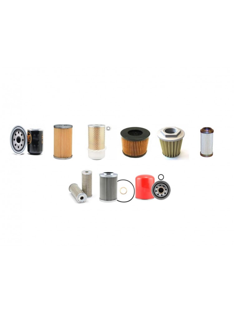 KOMATSU PC 30-7E Filter Service Kit w/Yanmar 3D84-2 Eng.