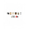 KOMATSU PC 30-7E Filter Service Kit w/Yanmar 3D84-2 Eng.