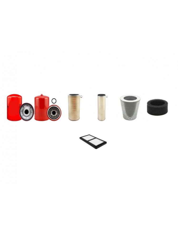 KOMATSU PC 300-6 (LC)  Filter Service Kit w/KOMATSU SAA 6D108E-2 Eng. SN   30001-