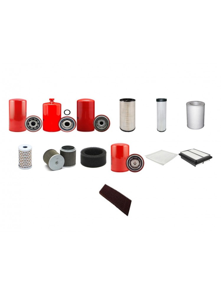 KOMATSU PW 180-7EO Filter Service Kit w/KOMATSU SAA 6D107E-1 Eng.   YR  2008-