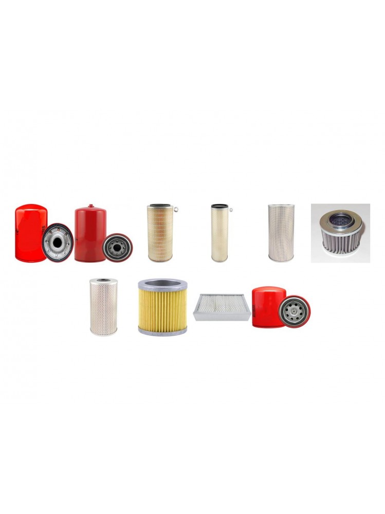 KOMATSU WA 380-3H Filter Service Kit w/KOMATSU S6D-108 Eng.
