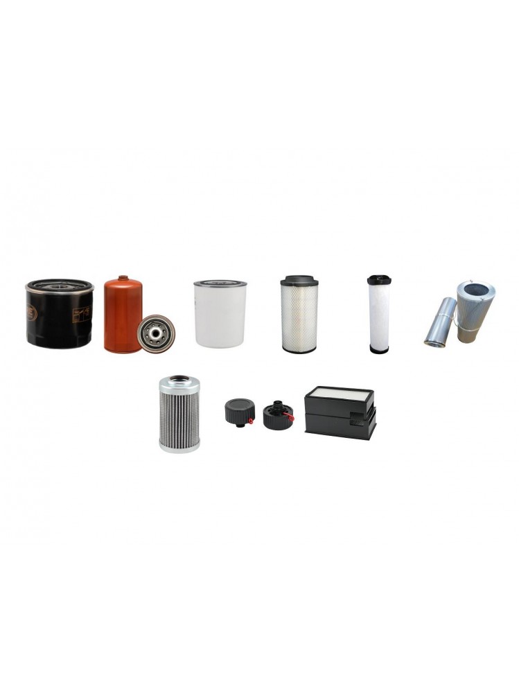 LIEBHERR A 912 COMPACT TYP 1187 Filter Service Kit w/Deutz TD/TCD 3.6L4 Eng.