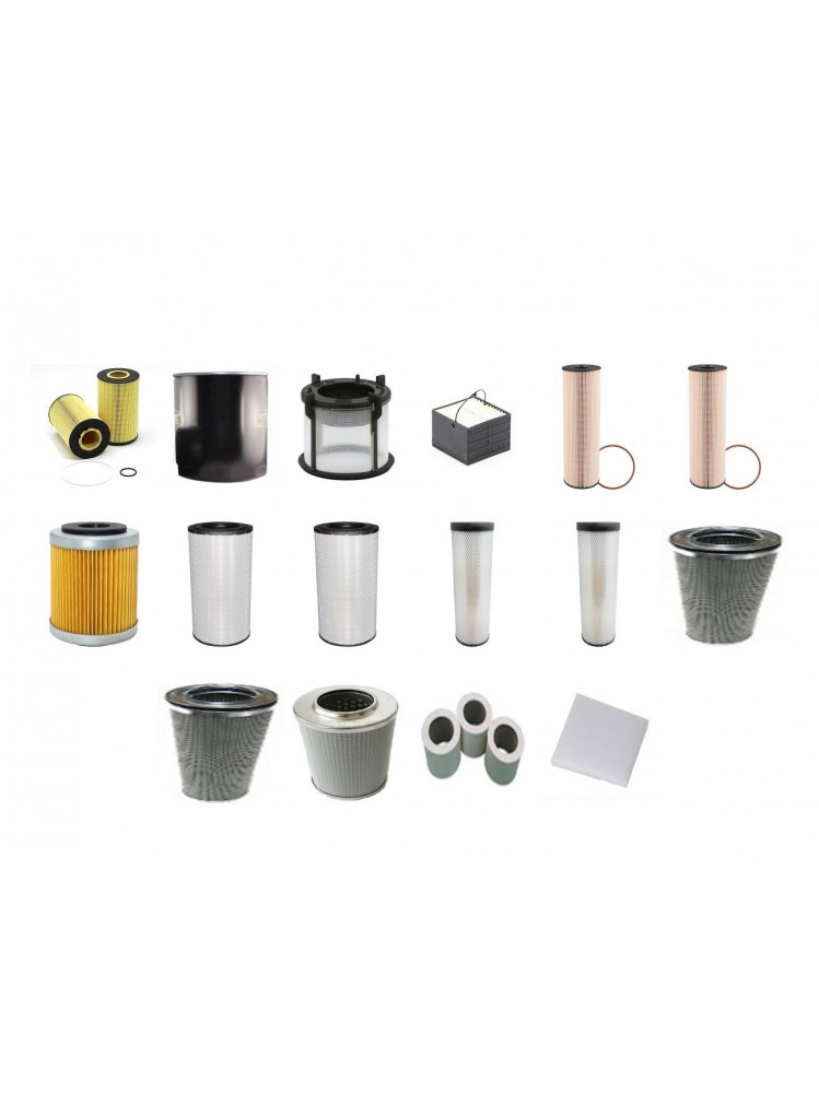 LIEBHERR HS 885 HD Litronic Filter Service Kit w/LIEBHERR D 9508 A7 Eng.