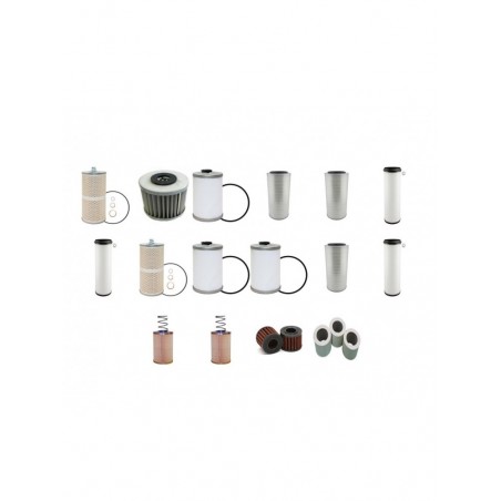 LIEBHERR LTM1300 Filter Service Kit w/MERC. OM444A CRANE OM447LA Eng.