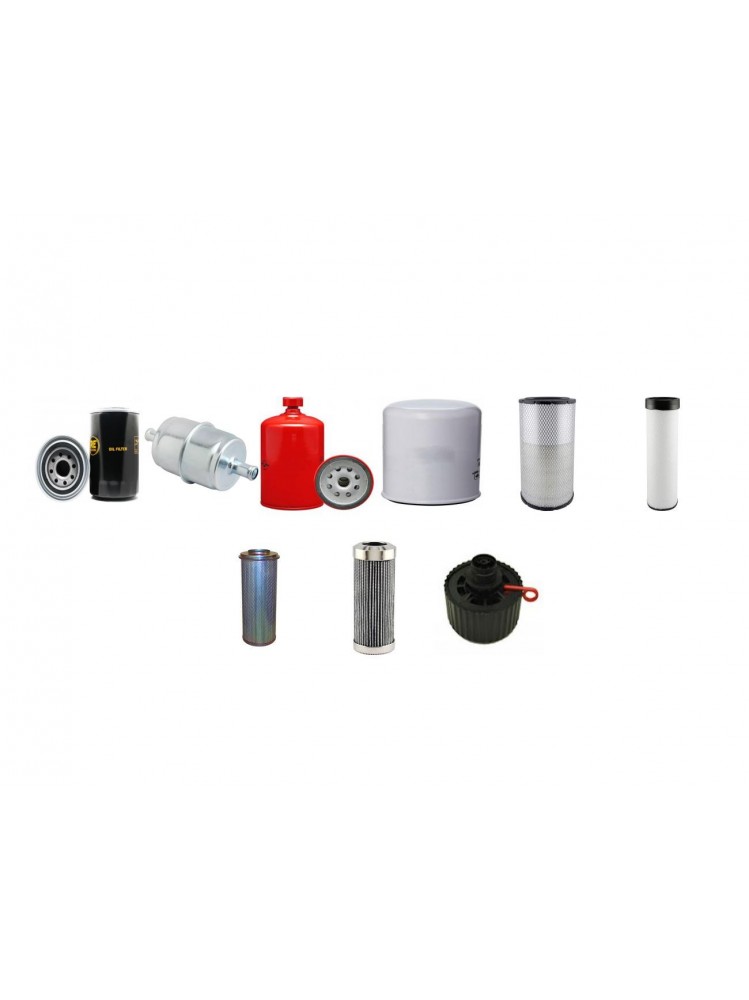 O+K RH 4.5 (Cityline) Filter Service Kit w/Cummins 4BTA3.9C Eng.   YR  2000-