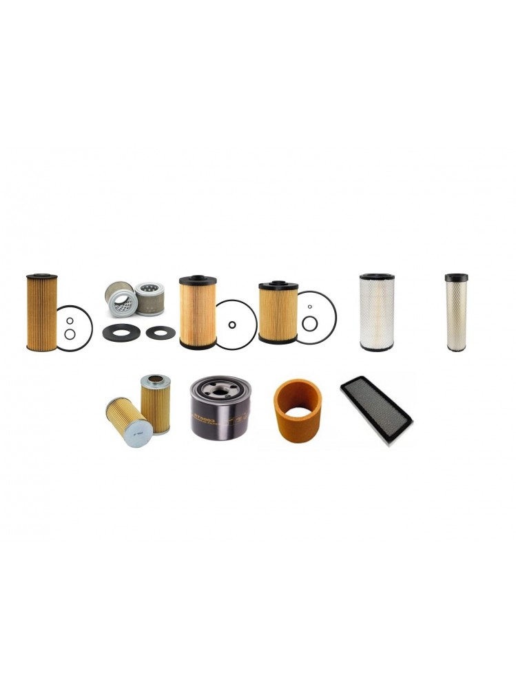 TAKEUCHI TCR 50 Filter Service Kit w/ISUZU 4JJ1XYBB-01 Eng.