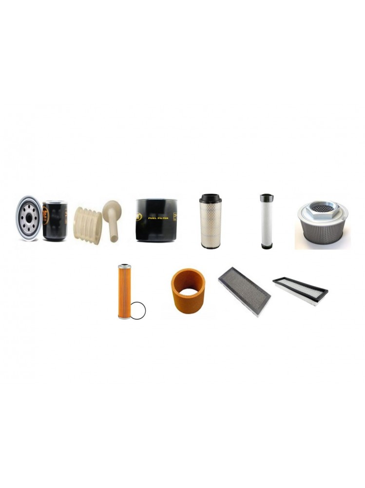 TAKEUCHI TL 230 Filter Service Kit w/Yanmar 4TNV98 Eng.