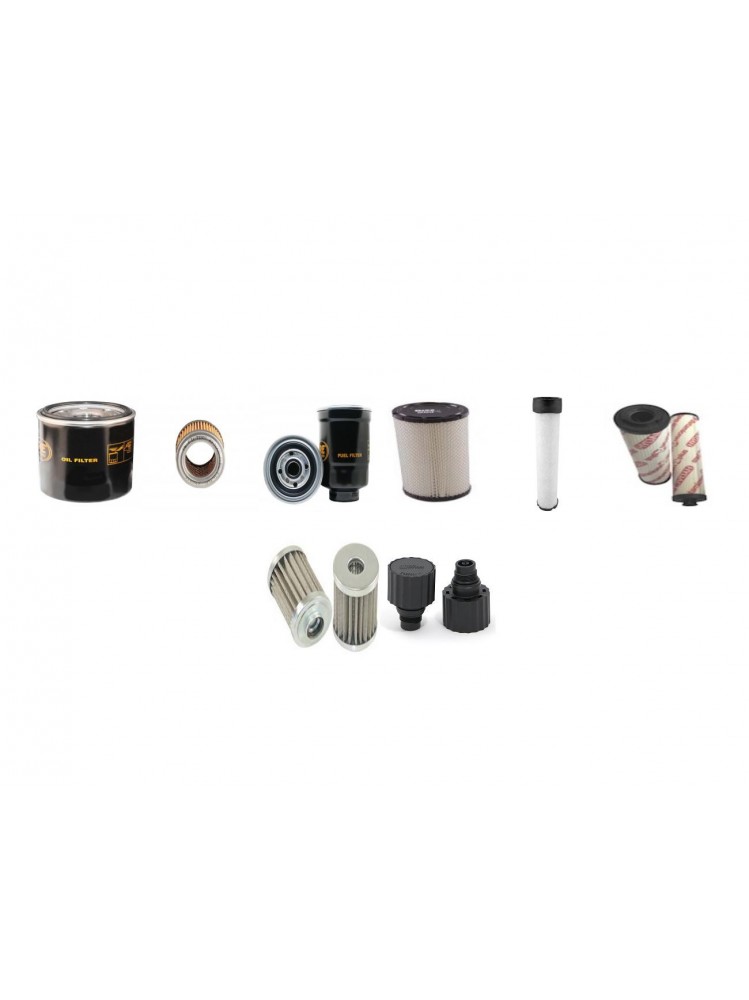 TEREX TC 25 Filter Service Kit w/Mitsubishi S3L2 Eng.