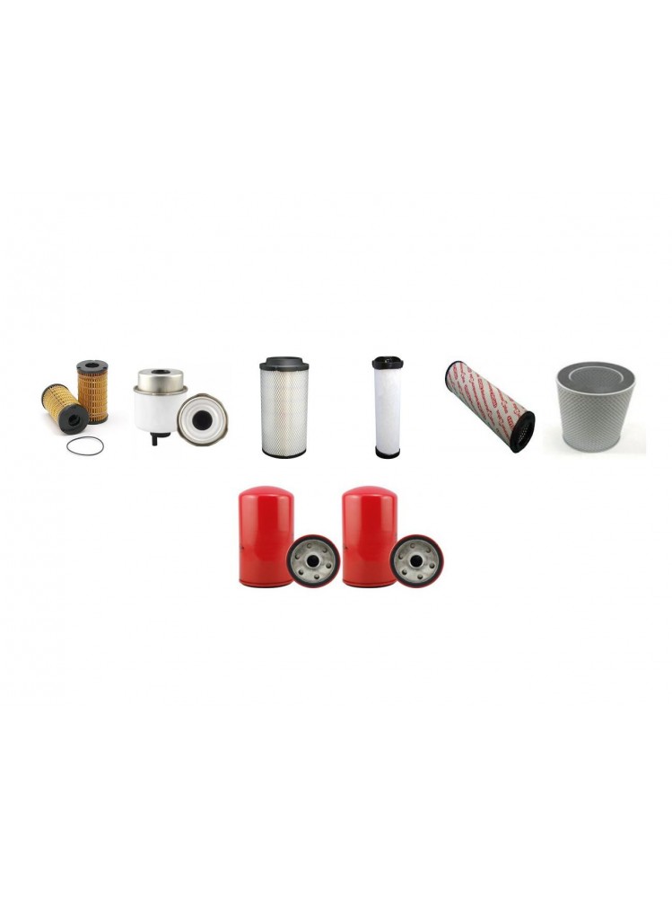 VOGELE SUPER 1600-1 (EP/MMI) Filter Service Kit w/Perkins 1104C-44TA Eng.