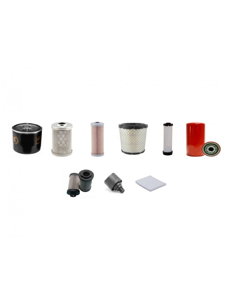 VOLVO EC 18 C Filter Service Kit w/VOLVO D1.1DCAE4 Eng. SN  -2960