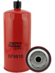 Baldwin BF9818, Fuel Filter Spin-on with Drain