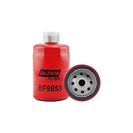 Baldwin BF9853, Fuel Filter Spin-on with Drain