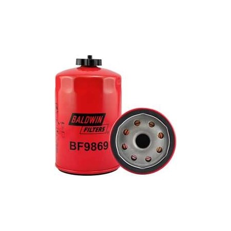 Baldwin BF9869, Fuel Filter Spin-on with Drain