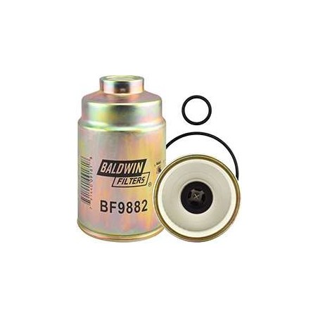 Baldwin BF9882, Fuel/Water Separator Spin-on Filter with Open Port