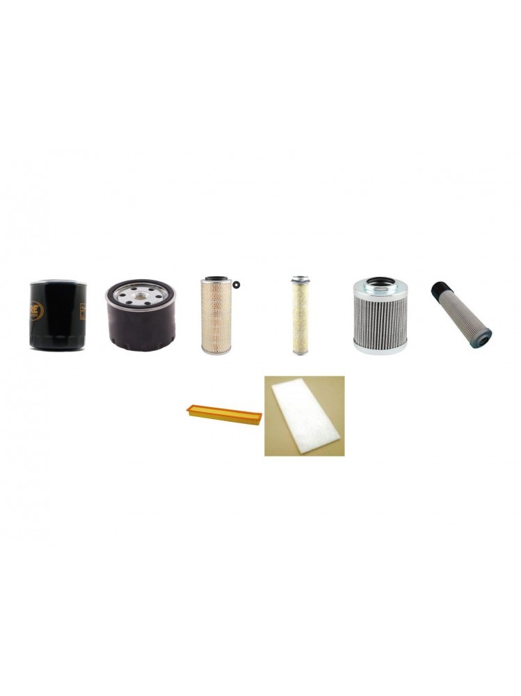 FENDT FARMER 250 S/SA/V/VA Filter Service Kit w/Deutz F3L913 Eng.   YR  1.96-2.03