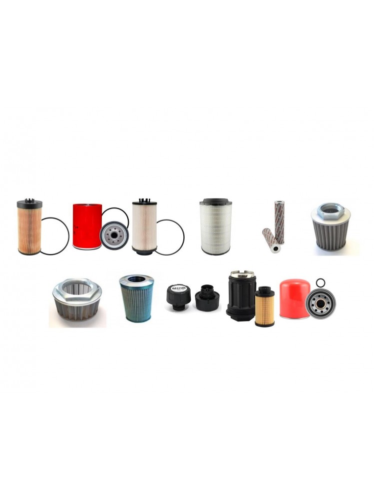 KAESSBOHRER PISTEN BULLY PB 600 (POLAR) Filter Service Kit w/MERCEDES OM 460LA SCR Eng.