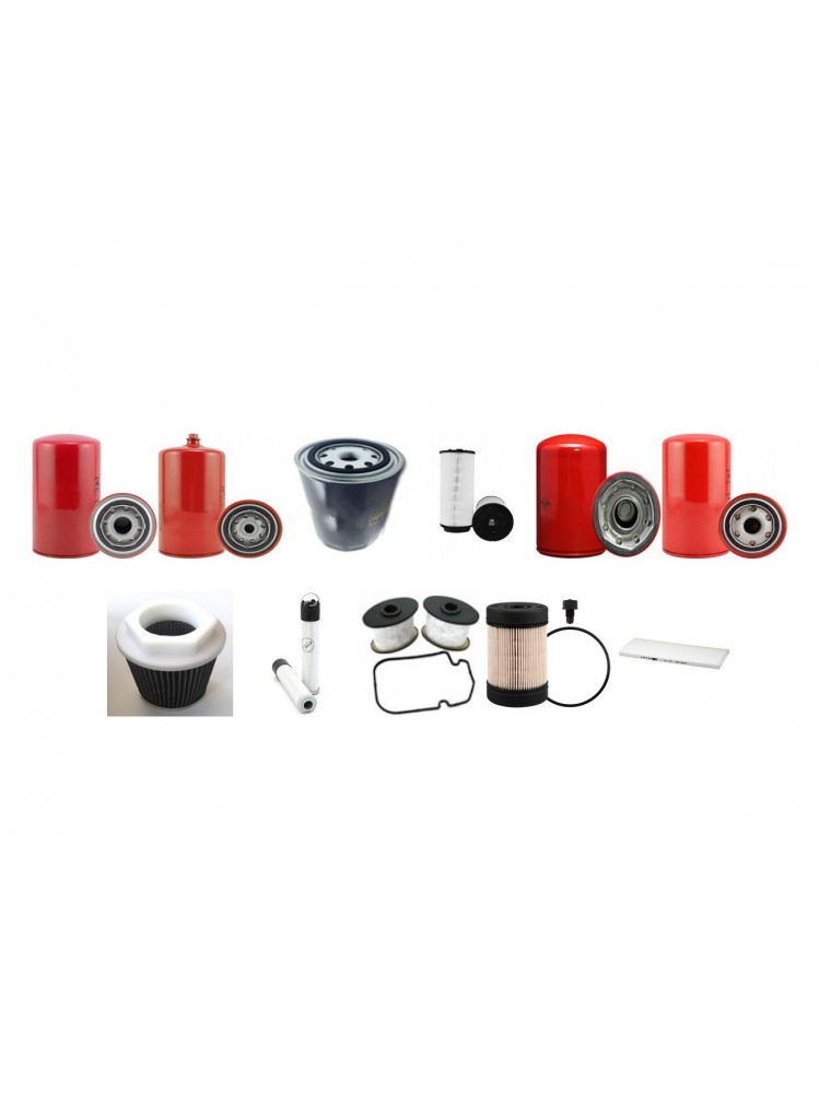 RAVO 540 EURO 5 Filter Service Kit w/IVECO F4AE3481D*M Eng.