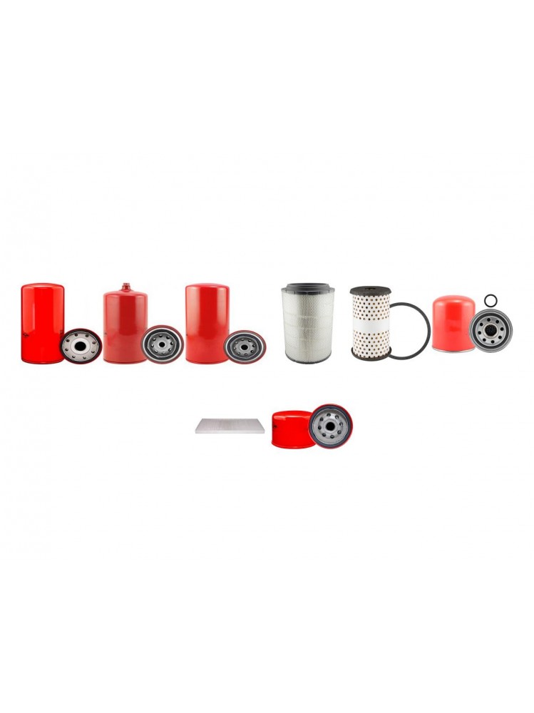 IVECO  (FIAT) EUROMOVER 270 Filter Service Kit w/CURSOR 8 Eng.   YR  4.05-