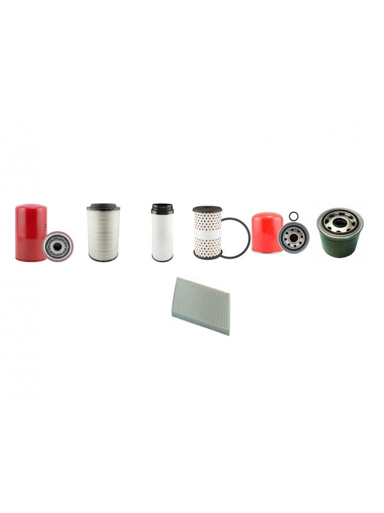 IVECO  BUS/CAR 10.6/ 12/ 13 Filter Service Kit w/TECTOR 7 F4A Eng.   YR  9.13-